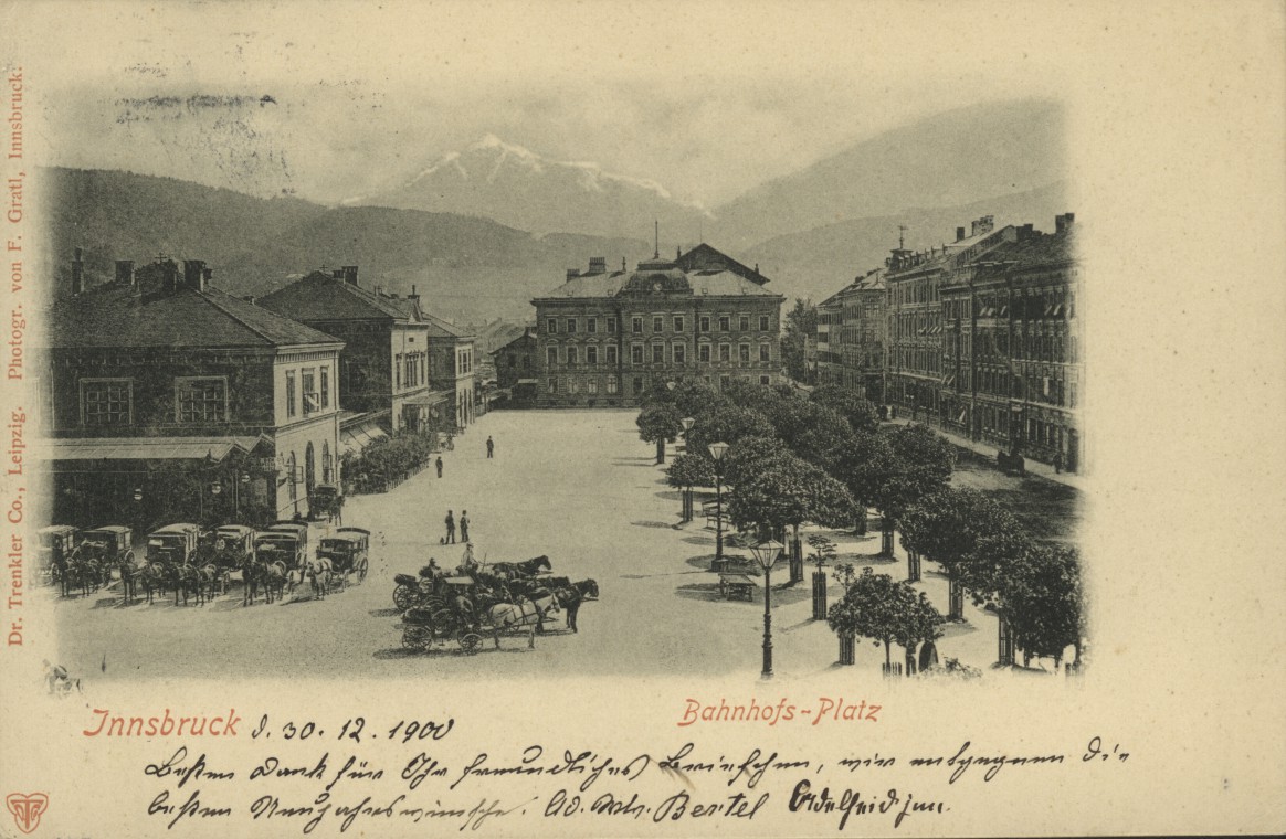 Innsbrucks erster Bahnhof